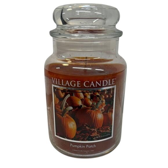 New Village Candle "Pumpkin Patch" Fall Scent Jar Candle 21.25 oz - Picture 1 of 3